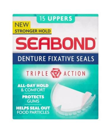 Seabond Denture Fixative Seals 15 pieces