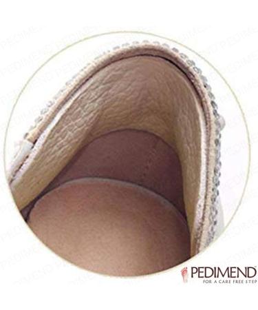 Pedimend Ultra Soft Leather Heel Grips - Prevent Blisters and Discomfort, Odor Resistant Foot Care Solution - Buy Online on GoSupps.com