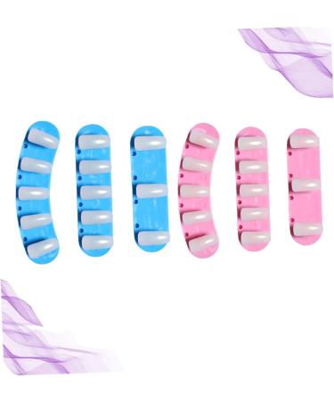 minkissy 4 Boxes Tip Stand for Nails Tip Display Stand Nail Practice Rack Nail Training Rack Manicure Base - Buy Online on GoSupps.com