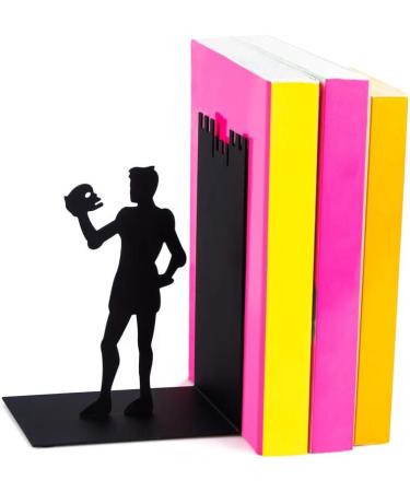 Buy Balvi Hamlet Black Metal Bookend - Unique Design for Stylish Home Organization | International Shipping Available - Buy Online on GoSupps.com