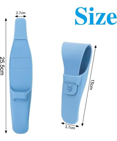 Buy Sewsaw 2-pc Travel Razor Case - Portable Silicone Protection for Razor Sets | Ideal for Travel - Gray & Blue - Buy Online on GoSupps.com