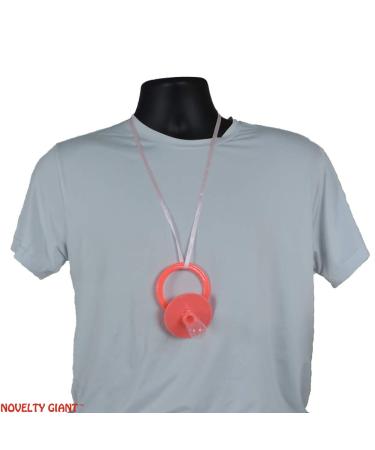 Jumbo Baby Pacifier Pink Costume Accessory - Novelty for Adults - Shop Now! - Buy Online on GoSupps.com