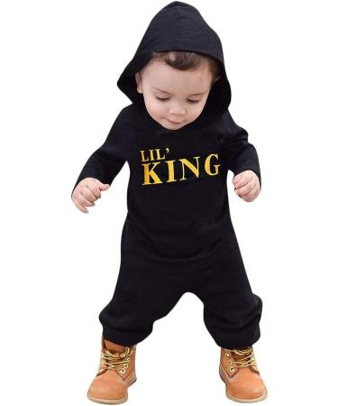 Boys Camo Letter T Pants Set Hoodie Outfit | Baby Boy Clothes | Birthday Outfit | Black 12-18 Months - Buy Online on GoSupps.com
