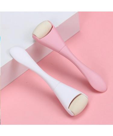 Baluue Volcanic Stone Oil Absorbing Face Roller - Portable & Reusable Skincare Tool for Oily Skin - Pink - Buy Online on GoSupps.com