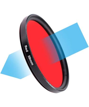 52mm Red Color Filter - Circular Screw-in Filter for Enhanced Photography - Buy Online on GoSupps.com