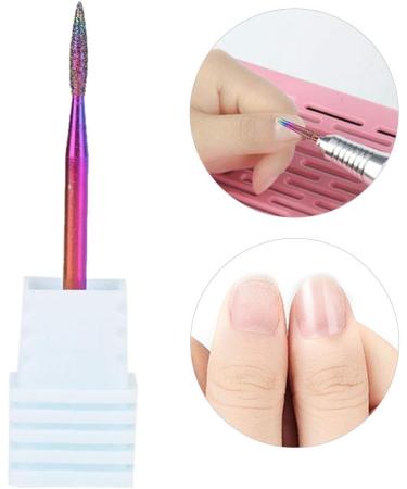 Yctze Nail Art Electroplating Emery Alloy Drill Bits Manicure and Pedicure Nail Polishing Accessory Cuticle Flame Bit Nail Enhancement Tools (V4) - Buy Online on GoSupps.com