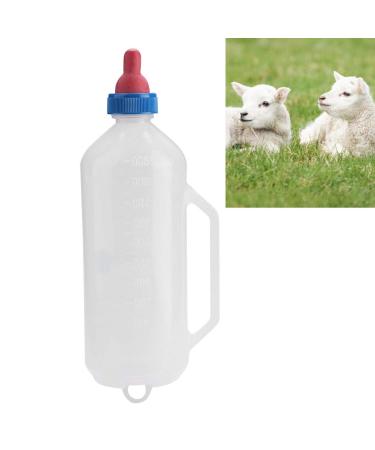 Lamb Milk Bottle  1l White Plastic Lamb Milk Feeder with Handle and Detachable Nipple  for Lambs Sheep - Buy Online on GoSupps.com
