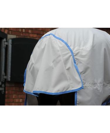 Weatherbeeta Sweet Itch Shield Combo Neck Fly Rug 7ft - White & Blue | Best Protection for Horses | International Shipping Available - Buy Online on GoSupps.com