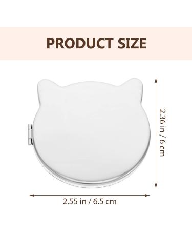 FOMIYES Cat Shaped Compact Makeup Mirror - Double Sided Travel Vanity Mirror - Buy Online on GoSupps.com