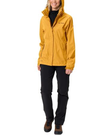 Buy Vaude Women's Escape Light Jacket - Waterproof Breathable Windbreaker Climate-Friendly Hiking Jacket in 40 Burnn Yellow - International Shipping Available - Buy Online on GoSupps.com