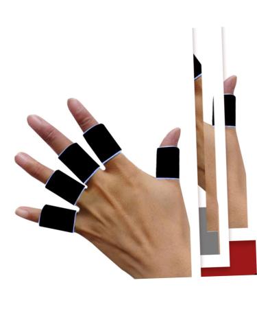 4 Finger Braces for Volleyball | Elastic Sports Finger Sleeves & Protectors - Durable Nylon Support - Buy Online on GoSupps.com