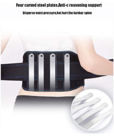 Samnuerly Adjustable Double-Train Loan Girdle | Lower Back Support Waist Belt with Breathable Mesh Inserts & Self-Heating Magnet (Size L) - Shop Now! - Buy Online on GoSupps.com