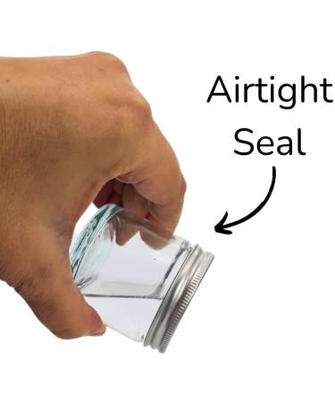 Elegant and Durable 30ml Clear Glass Jars with Airtight Silver Lids - Perfect for Candlemaking Storage DIY Beauty and Gifting - Heat-Resistant Refillable & Stylishly Compact (12) - Buy Online on GoSupps.com