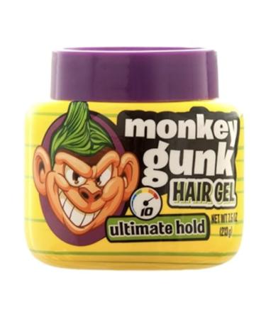 6oz HAIR GUNK HAIR GEL ULTIMATE HOLD Yellow