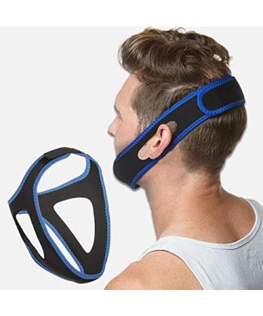 Adjustable & Breathable Anti Snoring Chin Strap - Purple Snore Reduction Solution for Children, Men, and Women - Buy Online on GoSupps.com