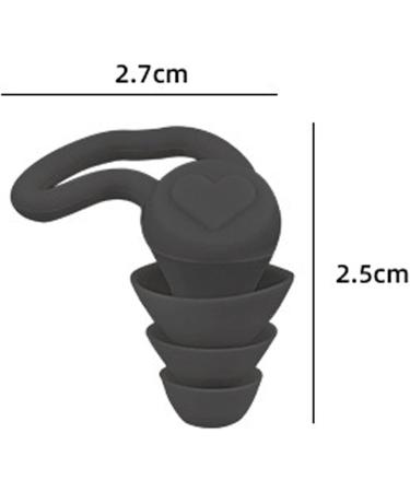 Hiborth Dolphin Sleep Earplugs 1 Pair Dolphin Sleeping Earplugs Noise Canceling Waterproof 40db Noise Reduction Portable Hygienic Storage Portable Earplugs Black A A Black - Buy Online on GoSupps.com