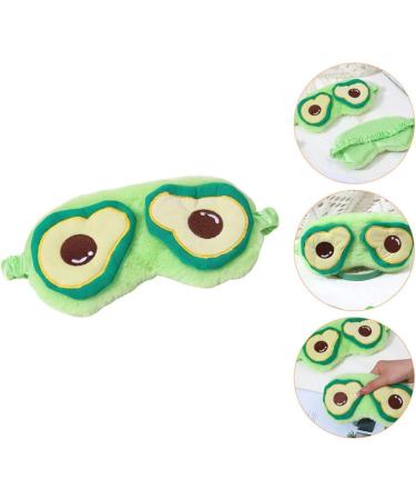 Healifty Cartoon Avocado Sleep Mask with Soft Plush Cover - for Women and Men - Ideal for Travel and Night Sleep - Buy Online on GoSupps.com