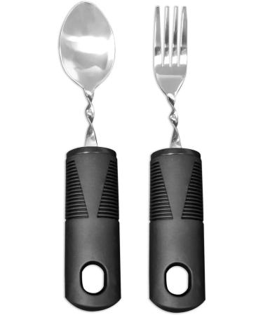Divono Flexible Spoon & Fork Set - Ideal Aids for Parkinson's Arthritis Elderly & Disabled - Enhance Independence in Self-Nutrition - Buy Online on GoSupps.com