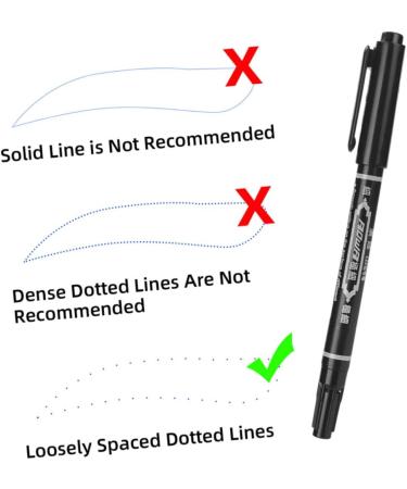 FOMIYES 30 Pcs Eyebrow Pen Eyebrow Tattoos Pen Tattoos Position Pen Plastic Body - Buy Online on GoSupps.com