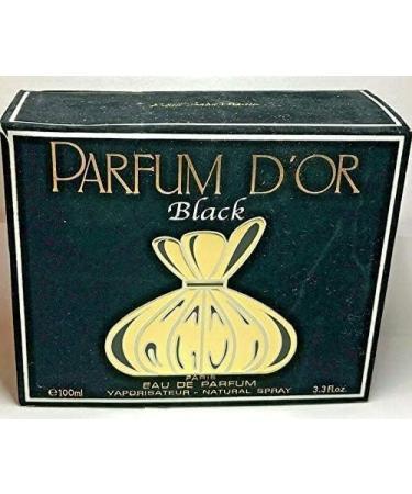 PARFUM D'OR BLACK FOR WOMEN 3.3 OZ / 100 ML EAU DE PARFUM SPRAY - Buy Online on GoSupps.com