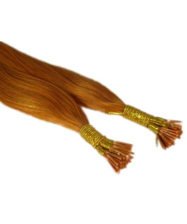 Shop Colorful Remy Real Hair Extensions - 50x 0.5g Orange High-Tip Strands | Remyhaar.eu - Buy Online on GoSupps.com