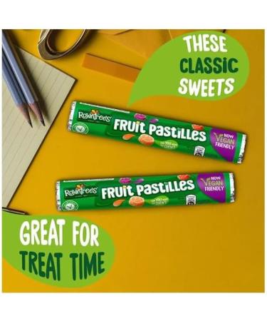 3 x Rowntree's Fruit Pastilles Sweets Multipack 42.8g 4 Pack Delicious Tasty And Twisty Treat Gift Hamper For Birthday Christmas Easter Sold By Kidzbuzz - Buy Online on GoSupps.com
