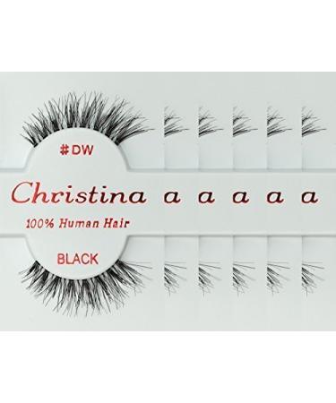 Christina 6 Pack False Eye Lashes Style DW