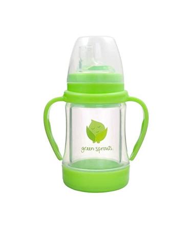 green sprouts Glass Sip & Straw Cup  Light Lime  6 Months+