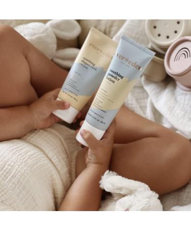 Evereden Soothing Powder Lotion 3.0 fl oz | Clean & Unscented Baby Diaper Care | Natural Cream to Powder for Non-Toxic Fragrance Free Baby Powder - Buy Online on GoSupps.com