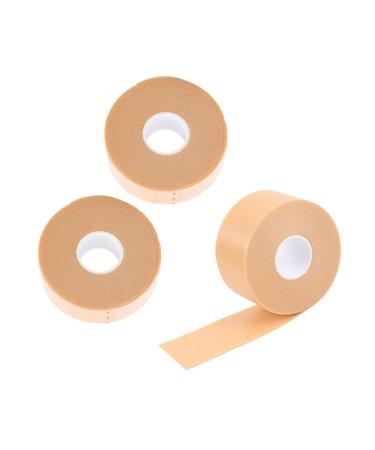 Lurrose 3 Rolls Transparent Tape Adhesive Tape Foam Grip Tape Moleskin Adhesive Tape Shoe Grips Liner Moleskin Foot Tape High-Heeled Shoes Patch Foot Care Sticker Foot Heel Tapes