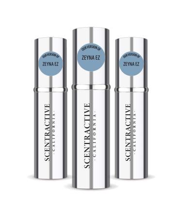 CA Perfume Impression of Zeyna EZ For Men Replica Version Fragrance Dupes Concentrated Long Lasting Eau de Parfum Spray Refillable Atomizer Bottle 0.17 Fl Oz/5ml-X3 ERMENEGILDO Z. ZEYNA EZ IMPRESSION 0.51 Fl Oz (Pack of 1)