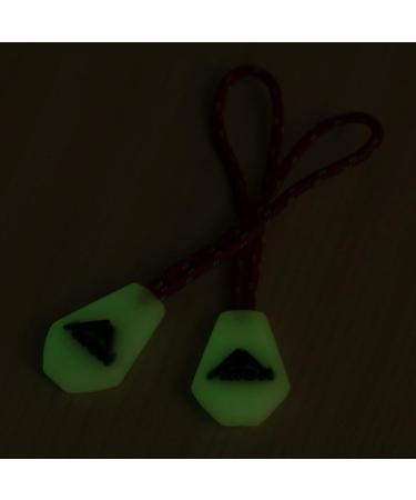 MSR Night Glow Zipper Pulls 2-Pack - Red/White for Enhanced Visibility - Buy Online on GoSupps.com