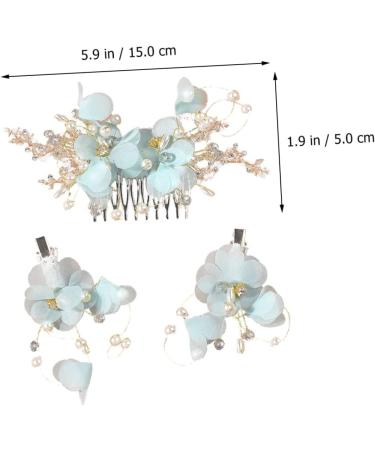 Angoily 1 Hair Comb Bridal Headpieces for Wedding Rhinestone Side Combs Crystal Headpiece Crystal Hairpin Combs Wedding Rhinestone Headdress Wedding Veil Bride Pearl Chic Alloy - Buy Online on GoSupps.com