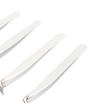 High-Precision Stainless Steel Eyelash Extension Tweezers | Ergonomic Design & Storage Box | Durable & Easy to Use for Salon Professionals - Buy Online on GoSupps.com