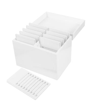 minkissy 1pc Box False Eyelash Storage Box Makeup Storage Box Eye Lashes Extension Holder 10 Layers Eyelash Box Makeup Containers Drawer Organizer for Makeup Acrylic Storage Box Acrylic