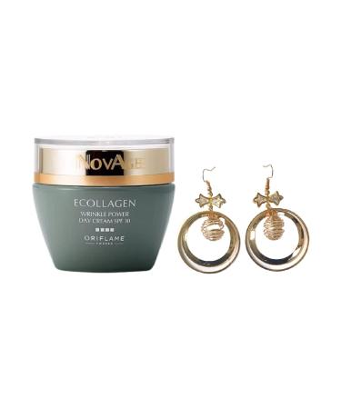 Oriflame Sweden NOVAGE Ecollagen Day Cream SPF 30 - Anti-Aging Wrinkle Power & Hydration | 50 ml - International Shipping Available - Buy Online on GoSupps.com