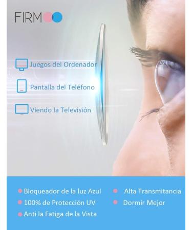 Firmoo Oversized Blue Light Filter Glasses for Women - Anti-Reflective UV400 Protection for Screens - Buy Online on GoSupps.com