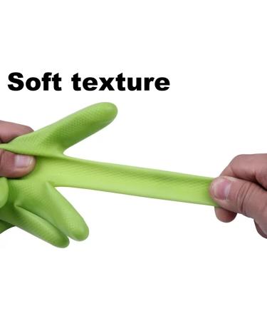 BUKISA Dishwashing Gloves Household Cleaning Gloves 1 Pair Waterproof Dishwashing Gloves Reusable Household Gloves Latex Thicken Kitchen Cleaning Housework Tools - Buy Online on GoSupps.com