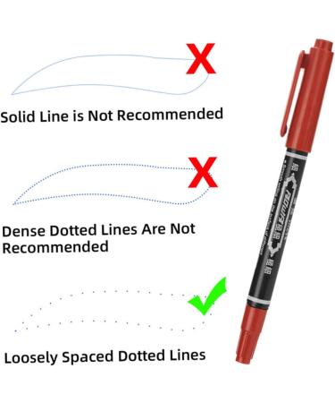 FRCOLOR 30 Pcs Eyebrow Marker Pen Makeup Eyeliner Microblading Marker Pen Mapping Eyebrow Pen Accessories - Buy Online on GoSupps.com