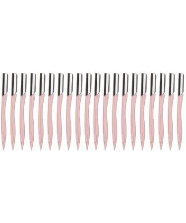 FRCOLOR 20 Pcs Eyebrow Shaver Eyebrow Shaper Face Hair Remover Eyebrow Cutter Eyebrow Shaving Razors Eyebrow Trimmer Razor Eyebrow Shaving Tool Steel Eyebrow Razor Pink Tools Make up Blade 10pcsx2pcs Pinkx2pcs