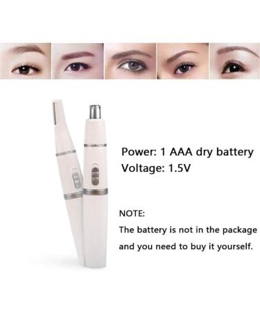 dongzhibin Nose hair trimmer precision trimmer for nose ears and eyebrows portable white easy to clean 867 - Buy Online on GoSupps.com