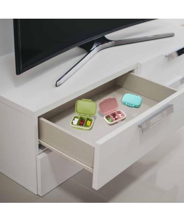 6 PCS Travel Pill Organizer - Portable Mini Pill Case with Removable Compartments for Vitamins & Meds | Ideal for Pocket Purse & Briefcase - Buy Online on GoSupps.com