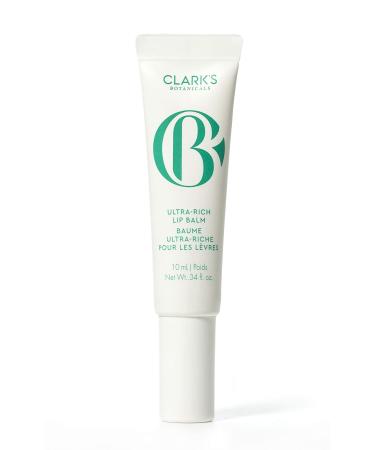 Clark's Botanicals Ultra Rich Moisturizing Lip Balm: Hydrate, Plump & Protect Lips with Shea Butter, Mango Butter, Avocado Butter and Vitamin E, 0.34 fl oz