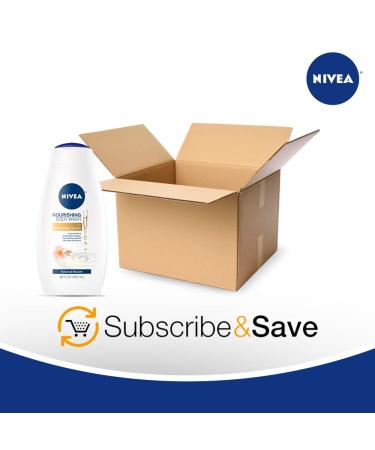 Nivea Nourishing Body Wash Botanical Blossom 20 fl oz - Hydrating & Refreshing - Buy Online on GoSupps.com