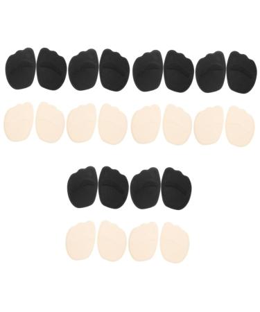 Mobestech 12 Pairs Sponge Forefoot Pad Women's Shoe Inserts Shoe Insoles for Women Forefoot Cushions Sponge Insole Pads High Heels Womens Heels Women Shoes Heels Front Foot Pads 4d