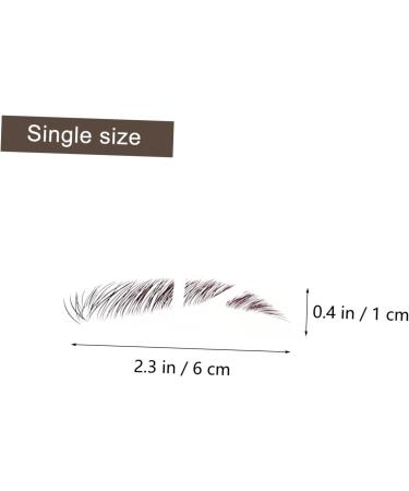 FOMIYES 30 Pcs Eyebrow Stickers Makeup Stickers Eyebrows Artificial Eyebrow Tattoos Three-dimensional Tool - Buy Online on GoSupps.com