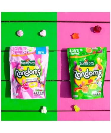 3 x Rowntree's Randoms Sweets Sharing Bag 150g Delicious Tasty And Twisty Treat Gift Hamper For Birthday Christmas Easter Sold By Kidzbuzz - Buy Online on GoSupps.com