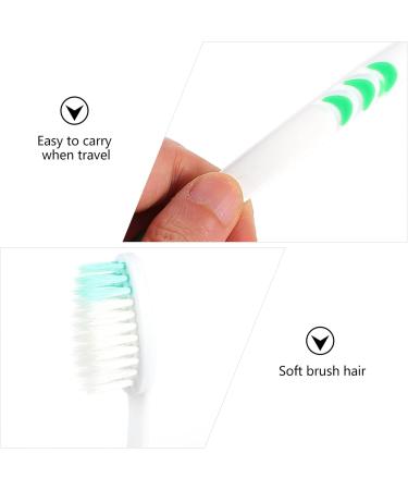 Buy Oatipho 30st Disposable Toothbrush for Sensitive Gums | Vegan Manual Toothbrush for Adults & Kids - Gentle Cleaning Tool - Buy Online on GoSupps.com