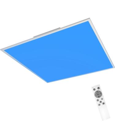 Buy RGB Dimmable Glitter LED Ceiling Lamp 45cm Remote Control Angular Lighting for Living Room Bedroom & Kids' Room - 24W White Ceiling Light - Buy Online on GoSupps.com