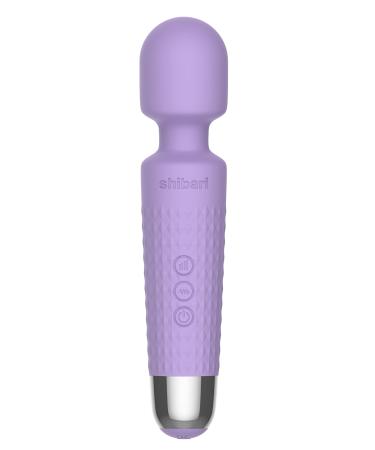 Shibari Mini Halo Powerful Handheld Rechargeable Massager Wireless Waterproof Wand Perfect for Arms Neck Legs Back Spine Hands Pain Muscle Stress Relaxing (Shibari Lilac)